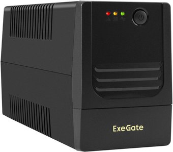 Источник бесперебойного питания ExeGate Power NB-650.LED.AVR.2SH.USB