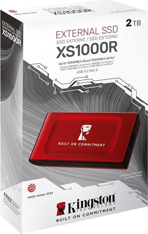 Внешний накопитель Kingston XS1000 2TB SXS1000R/2000GA