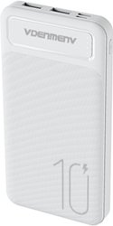 Внешний аккумулятор VDENMENV DP09 10000mAh (белый)