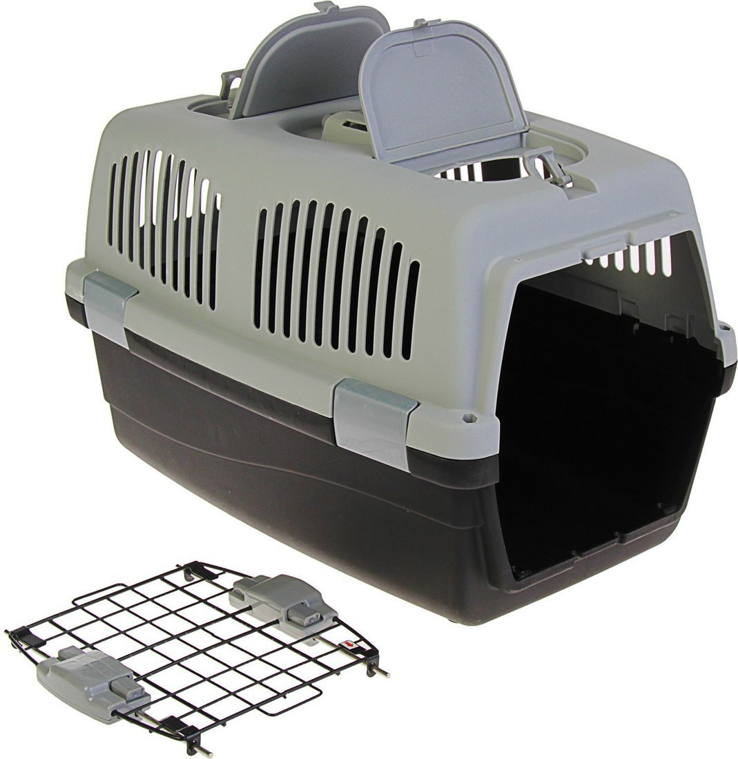 Переноска Sima-Land 3262765 (серый/черный)