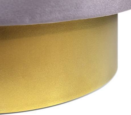 Пуфик Sheffilton SHT-B8 (ледяная лаванда/золото)