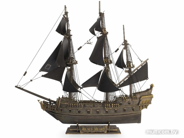 Сборная модель Lemmo Корабль Черное сердце 0190