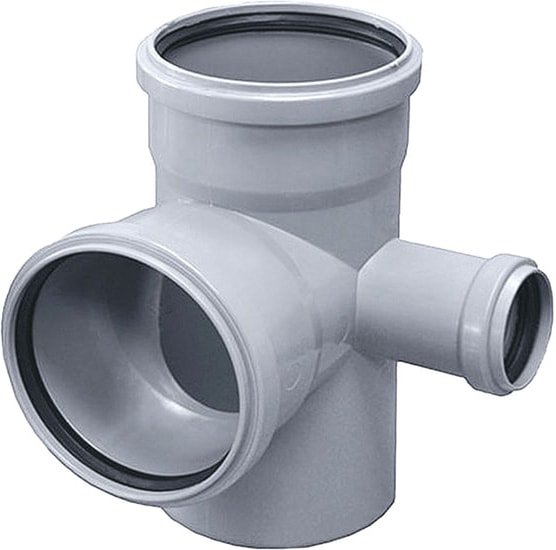 Фитинг Ostendorf HTEDR - крестовина правая угловая двухпл. 110х110х50x87° 115960