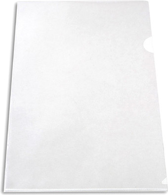 Папка-уголок Бюрократ Economy E100CLEAR (прозрачный)