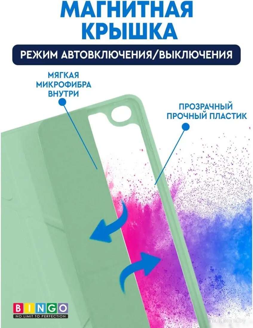 Чехол для планшета Bingo Tablet Fold для iPad mini 4/5 7.9 (мятный)