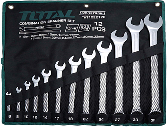 Набор ключей Total THT1022122 (12 предметов)