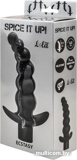 Вибропробка Lola Games Spice It Up Ecstasy 8009-01Lola (черный)