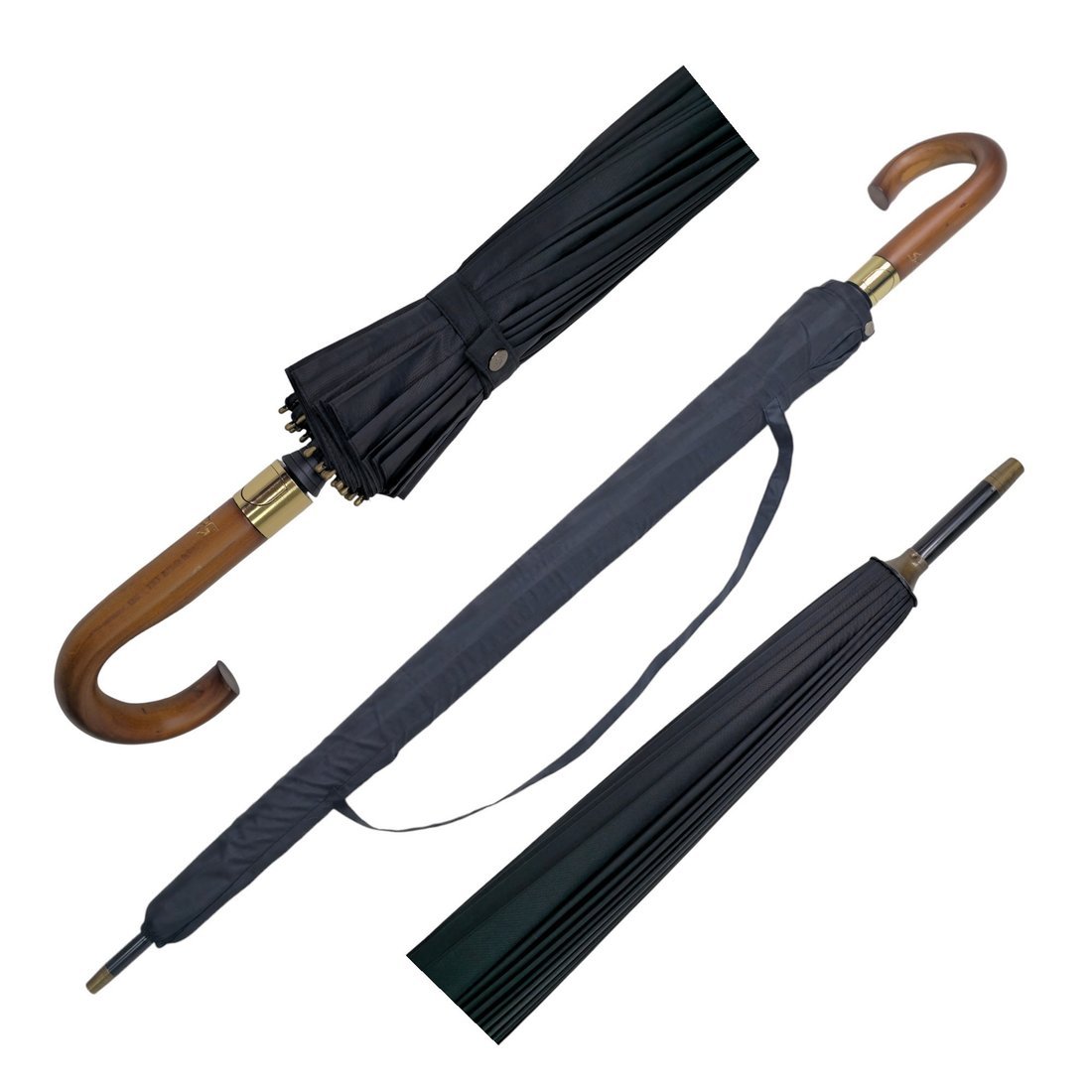 Зонт-трость RS RS24L (черный)