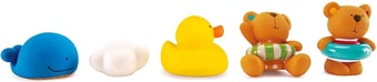Набор игрушек для ванной Hape Тедди и его друзья E0201-HP