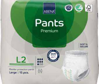 Трусы-подгузники для взрослых Abena Pants L2 Premium (15 шт)
