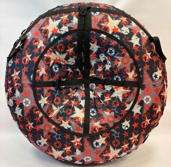 Тюбинг Emi Filini Design Lux 100 см (фабрика звезд, красный)