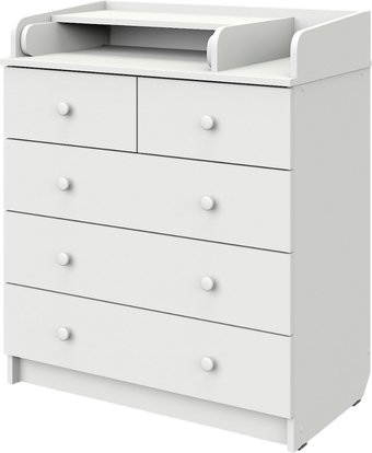 Детский комод Атон Сириус-2 805 (белая аляска)