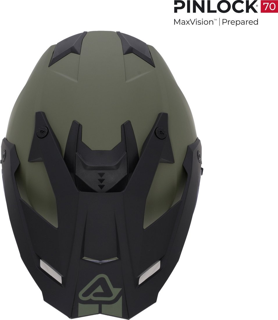 Мотошлем Acerbis Assault 0026643.582.066 (L, армейский зеленый)