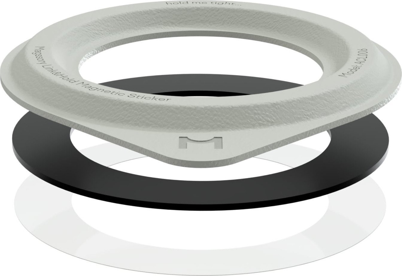 Держатель для смартфона Magssory Link&Hold ACL006 (светло-серый)