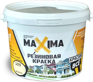 Краска Super Decor Maxima резиновая 11 кг (№109 Коралл)