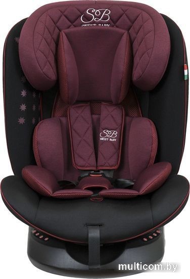 Детское автокресло Sweet Baby Crosstour 360 SPS Isofix 0-36 (винный/черный)