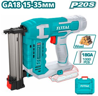 Гвоздезабиватель Total TCBNLI3505 (без АКБ, кейс)