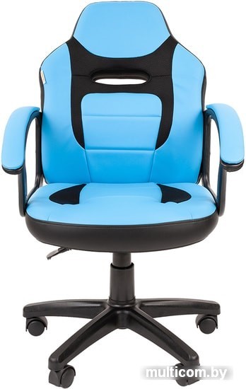 Компьютерное кресло CHAIRMAN Kids 110 (чёрный/голубой)