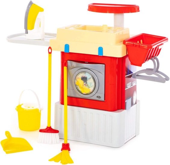Комплект бытовой техники игрушечный Полесье Infinity basic №3. Стиральная машина 42293
