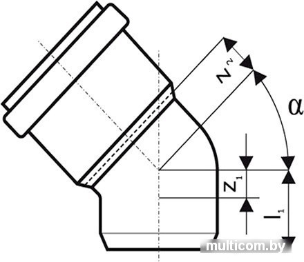 Ostendorf отвод KGB 200x30°