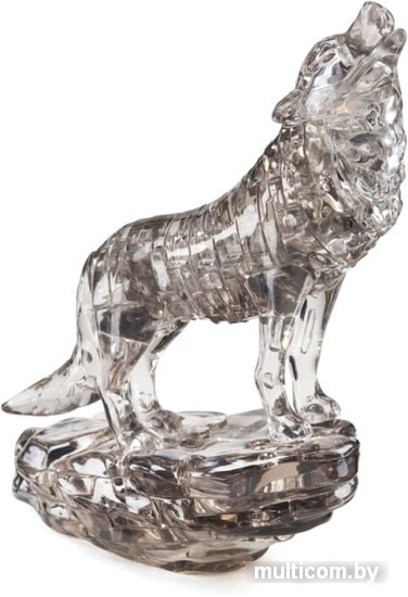 3Д-пазл Crystal Puzzle Черный волк 90255