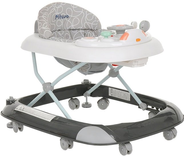 Ходунки Pituso Юный водитель W1005PB8 (серый)