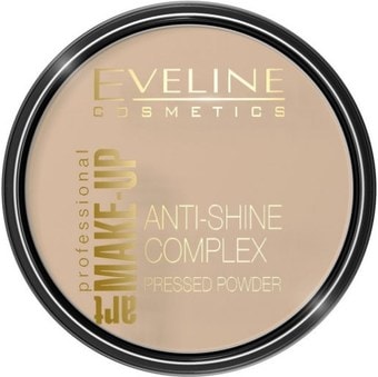 Компактная пудра Eveline Cosmetics Anti Shine Complex Pressed Powder (тон 31 transparent)