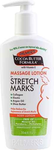 Palmers Массажый лосьон против растяжек с маслом Какао и Вит. Е 250 мл