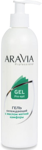 Гель Aravia Professional перед депиляцией охлаждающий с маслом мятной камфоры (300 мл)