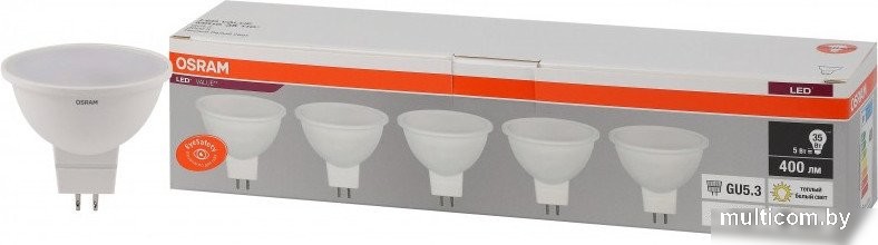 Светодиодная лампочка Osram LED Value 4058075585195 (5 шт)