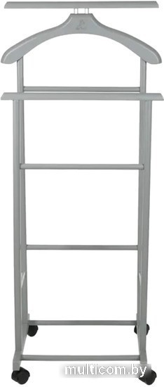 Стойка для одежды Мебелик на колесах В 22Н (серый)