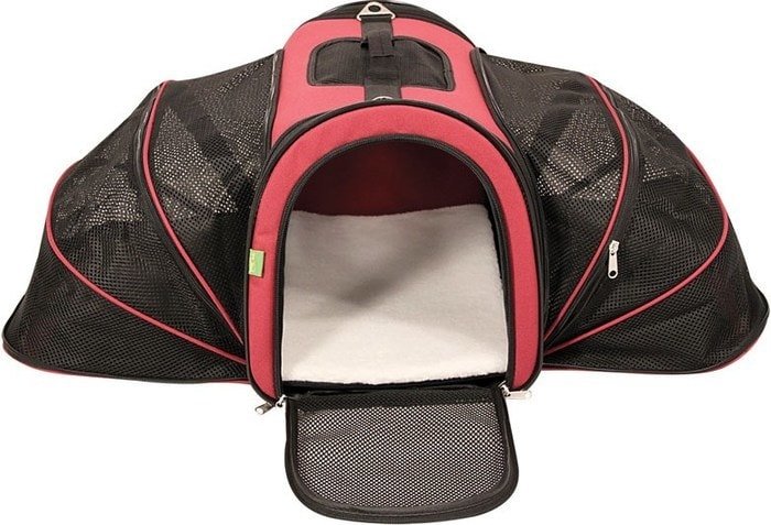 Сумка-переноска Triol 0026AL (черный/красный)