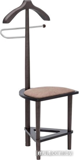 Стойка для одежды Мебелик с сиденьем В 26Н (венге)