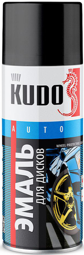 Автомобильная краска Kudo Эмаль для дисков KU-5205 520мл (металлик)