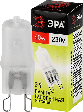 Светодиодная лампочка ЭРА G9-JCD-60-230V-FR C0027364