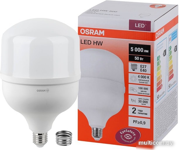 Светодиодная лампа Osram LED HW 50W/840 230V E27/E40 5000 Lm