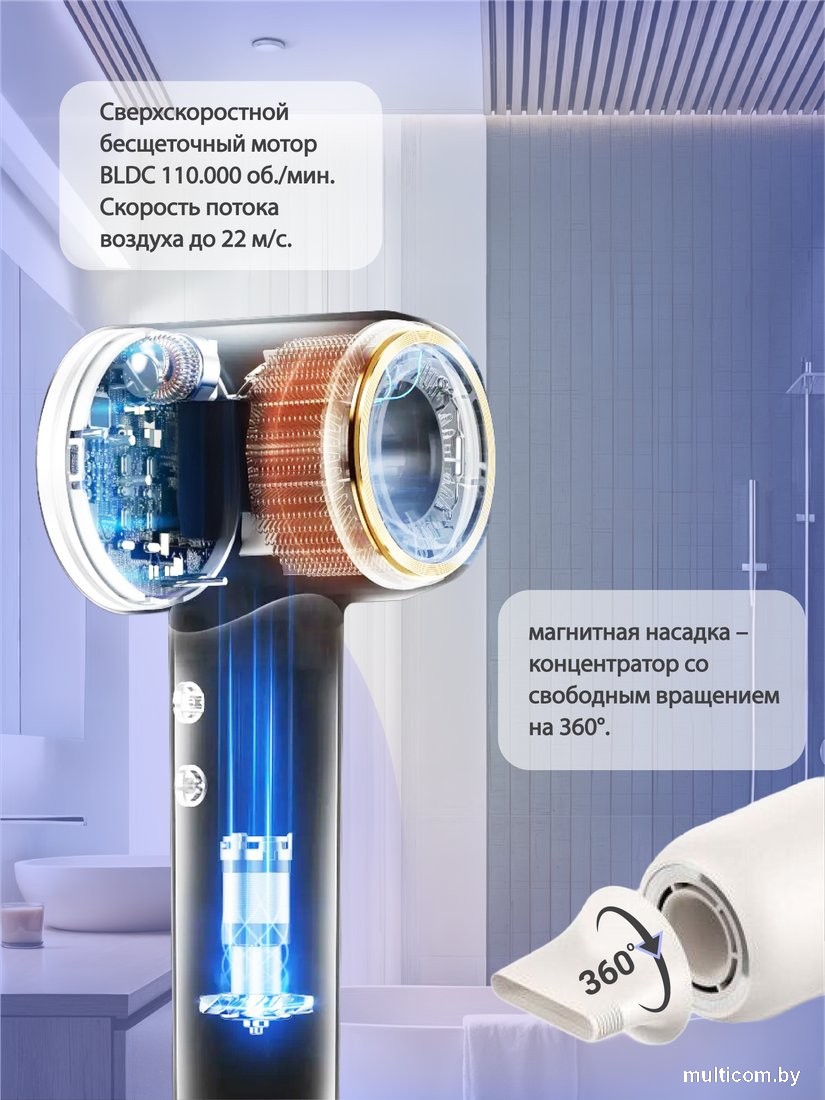 Фен Vivaris VB H8W (белый)