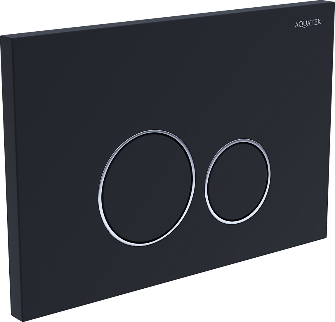 Панель смыва Aquatek KDI-0000020 (черный матовый)
