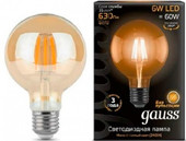 Светодиодная лампа Gauss E27 6Вт 2400К [105802006]