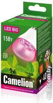 Светодиодная лампа Camelion LED15-PL/BIO E27 15 Вт