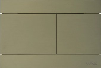 Панель смыва Wave SS07-2 557073 (золото матовое)