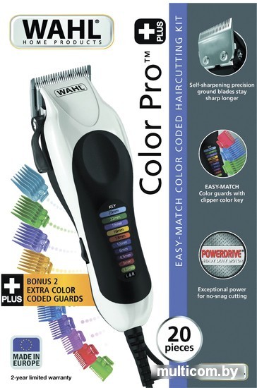 Машинка для стрижки волос Wahl Color Pro Plus 20104.0460