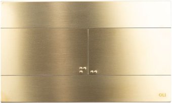 Панель смыва OLI Slim 888565 INOX (золото)