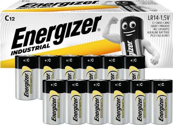 Батарейка Energizer EN93 Industrial C/LR14 Alkaline 1.5V (12шт)