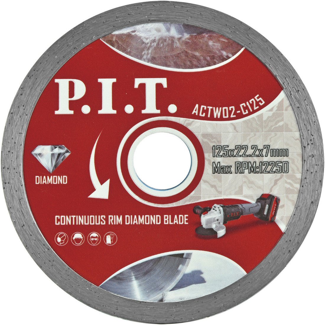 Отрезной диск P.I.T. ACTW02-C125