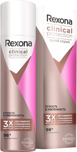Rexona Clinical Protection сухость и уверенность 150 мл