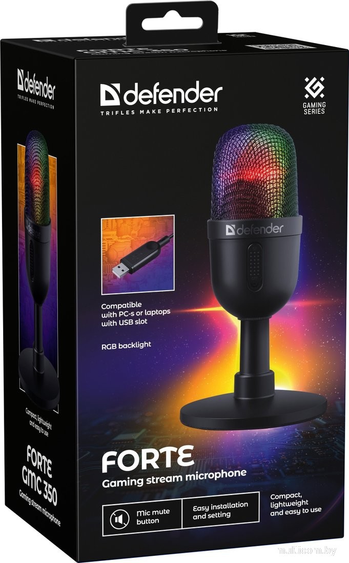 Проводной микрофон Defender Forte GMC 350