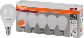 Светодиодная лампочка Ledvance LED Value 4058075578104 E14 7 Вт 3000 К
