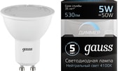 Светодиодная лампа Gauss LED MR16 GU10 5 Вт 4100 К 101506205-D