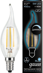 Светодиодная лампа Gauss E14 5 Вт 4100K 104801205-D